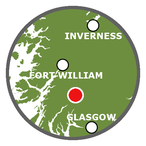 West Highland Way Schotland Kaart